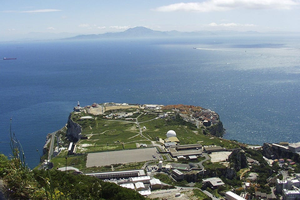 An aerial view of Gibraltar National Museum