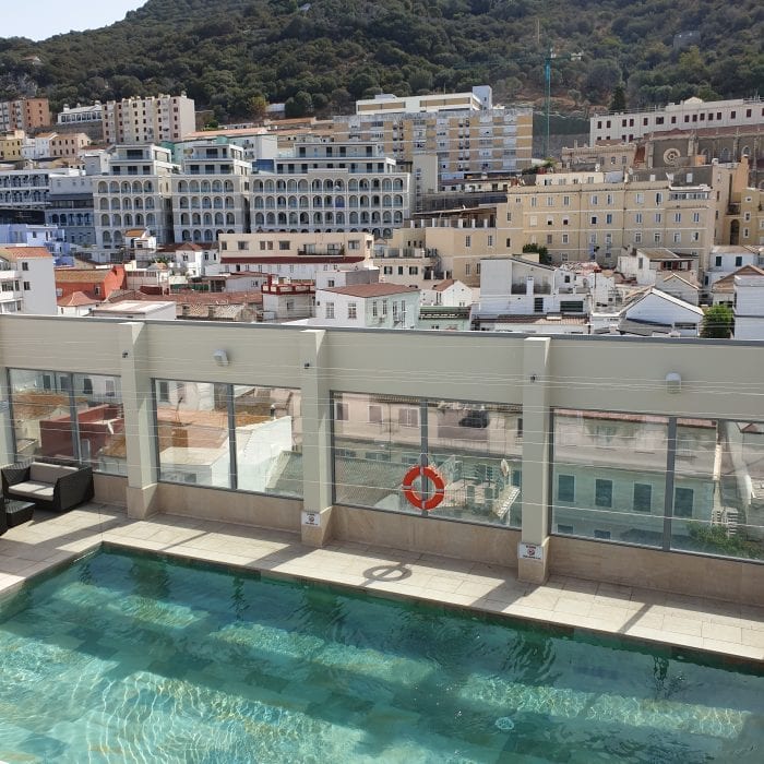 Roof Top Pool Gibraltar Hotel