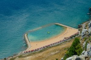 Sandy Bay in Gibraltar